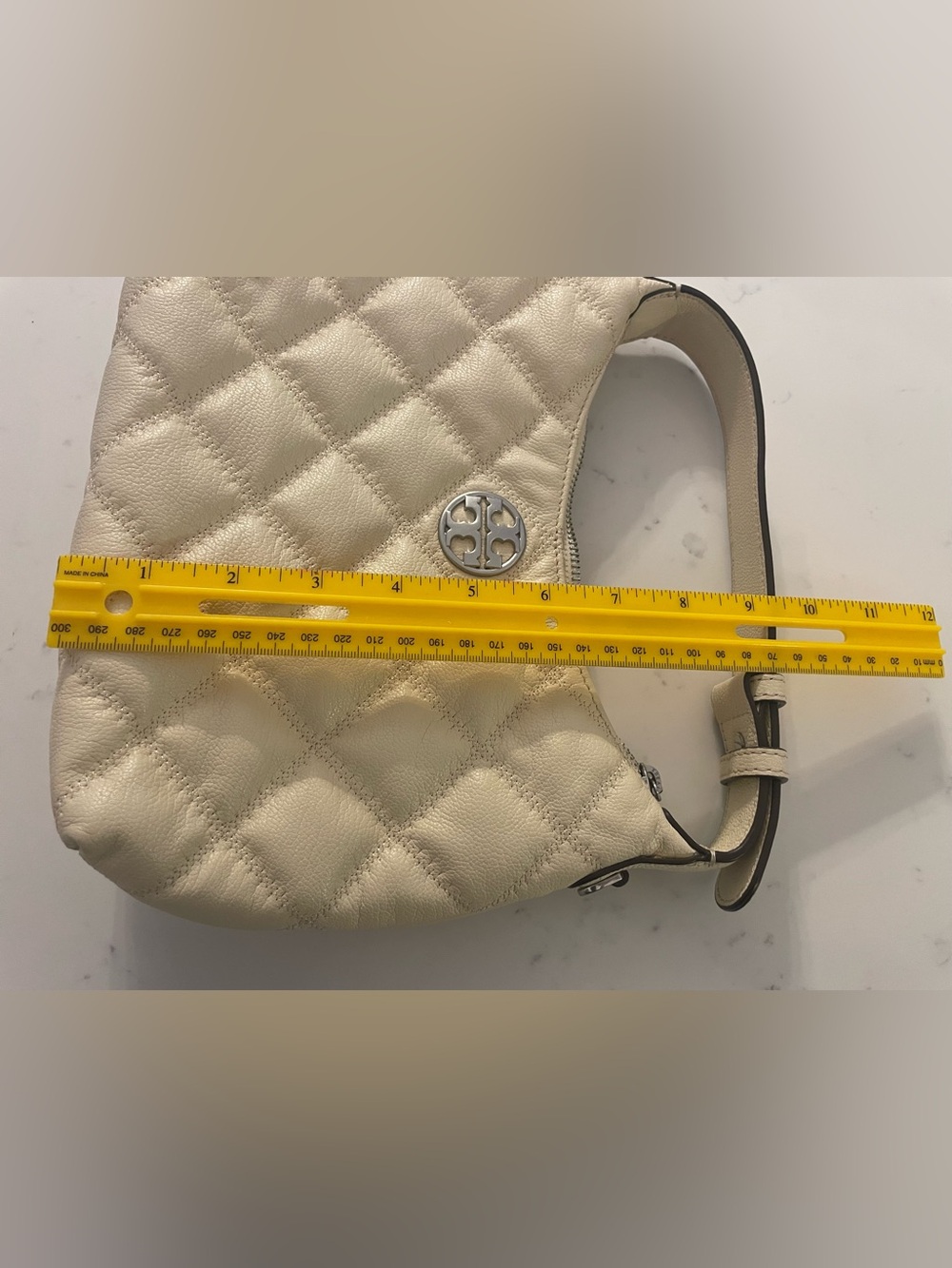 Tory Burch Quilted Leather Hobo - Picture 12 of 14